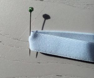 Bug markiert mit einer Stecknadel