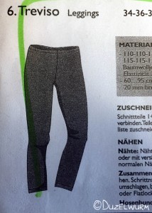 Zeichnung Leggings