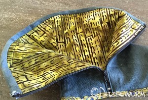 Innenfutter des linken Schuh