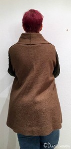 Jacke fertig Rückansicht