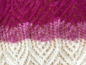 Farbverlauf Pink Weiß