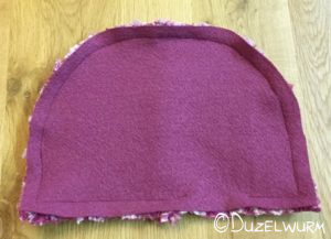 genähter Taschenbeutel