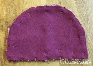 zusammengesteckte Taschenbeutel