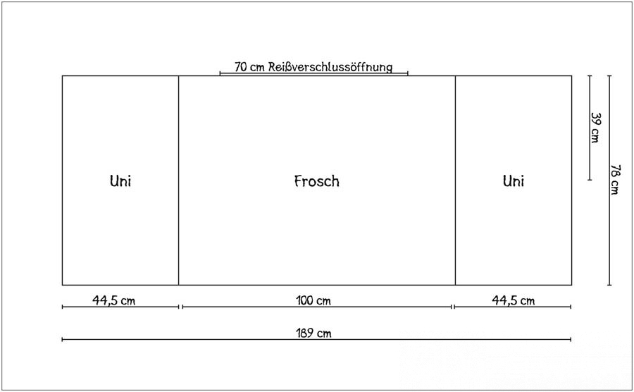 schemazeichnung frosch