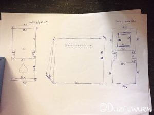 Tasche zuschnittplan
