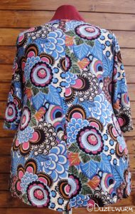 Blumen Shirt Rückansicht