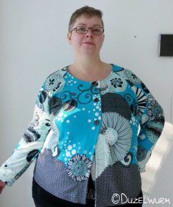 Jersey Jacke von Vorne