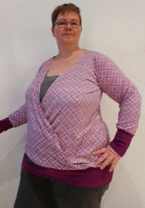 Wickelshirt Vio Kreise